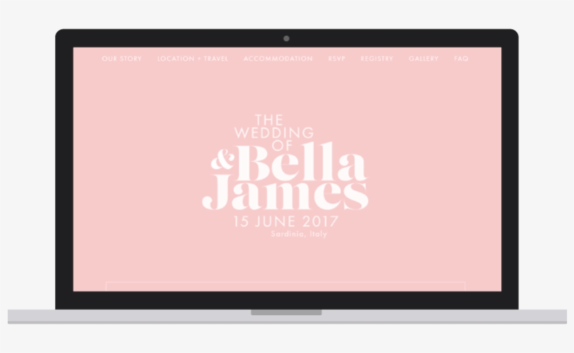 Preview Of Wedding Website Design To Help Plan Wedding, transparent png download