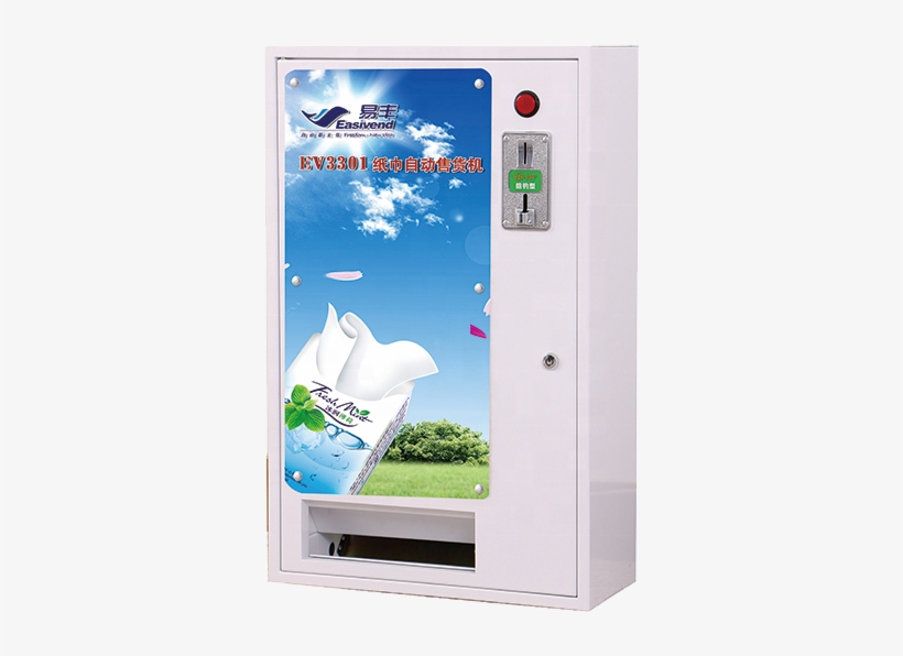 Battery Powered Tissue/wet Wipes Vending Machine - Banner, transparent png download