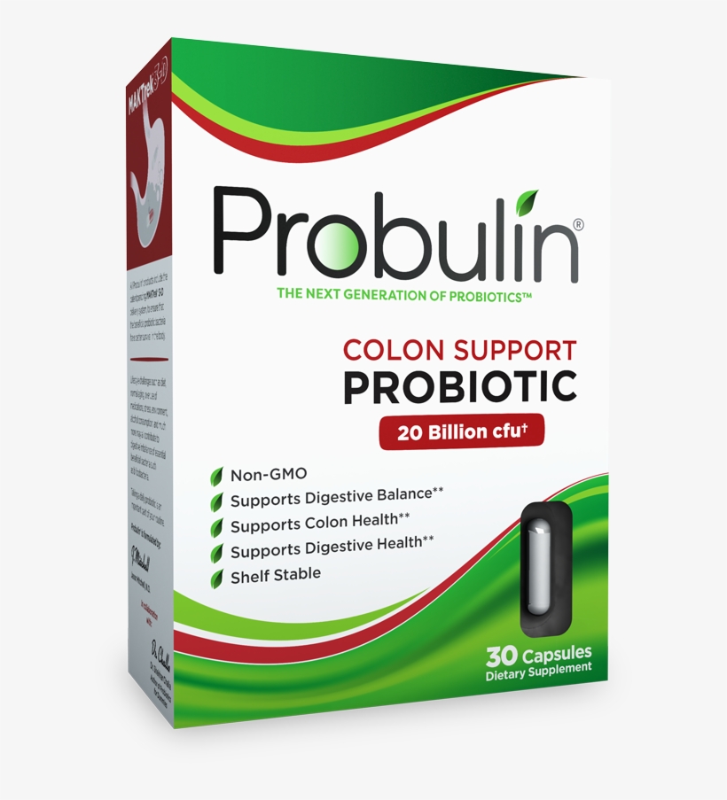Probulin Colon Support 30 Count - Probulin Probiotic, transparent png download