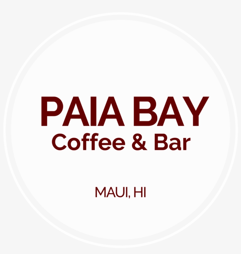 Paia Bay Coffee & Bar - Circle, transparent png download