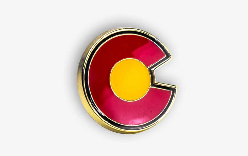 'colorado C' Pin - Circle, transparent png download