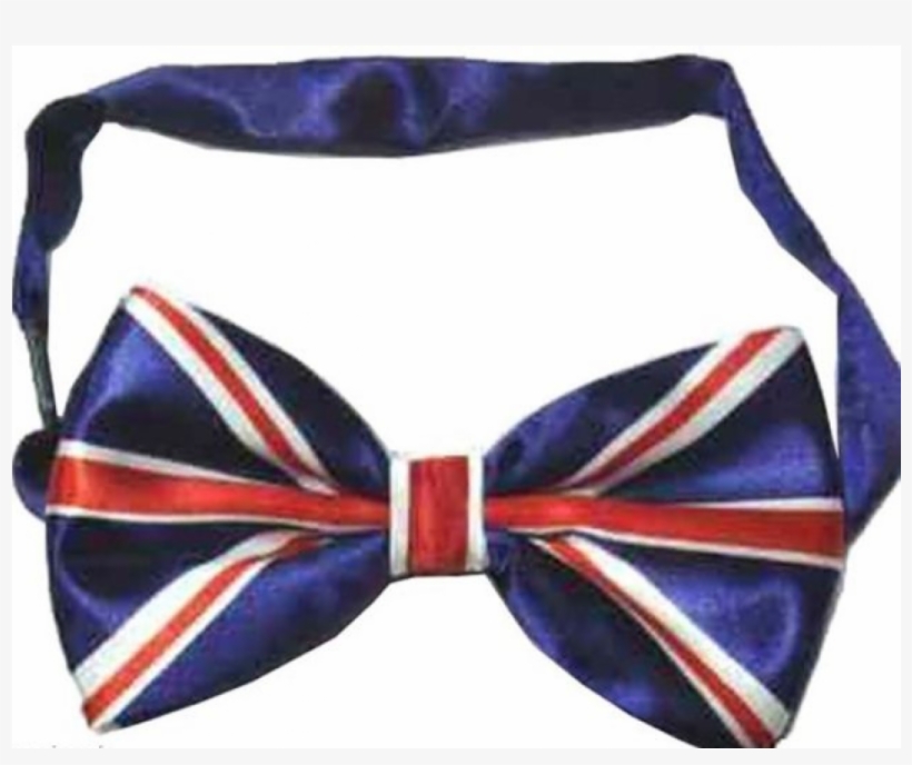 Bow Tie Union Jack Flag St0957 - Silk, transparent png download