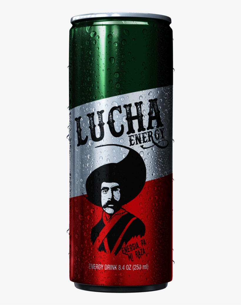 Lucha Single Can Mockv3 - Caffeinated Drink, transparent png download