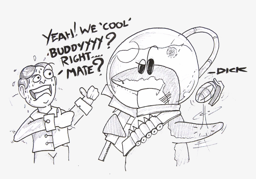 Yeah, Cuz Sharks Is Badass - Line Art, transparent png download