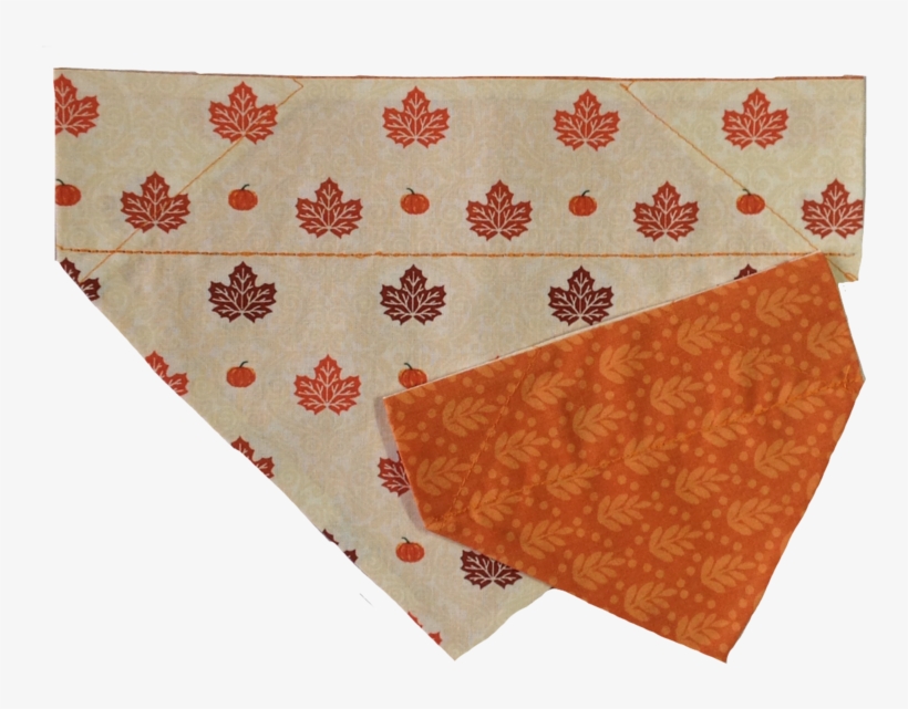 Autumn Harvest Pumpkins Over The Collar Dog Bandana - Patchwork, transparent png download