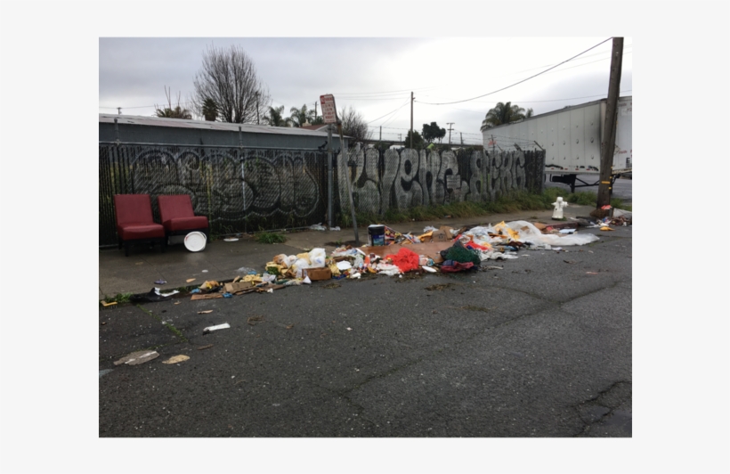 2 Weeks Garbage Still Not Picked Up - Street, transparent png download