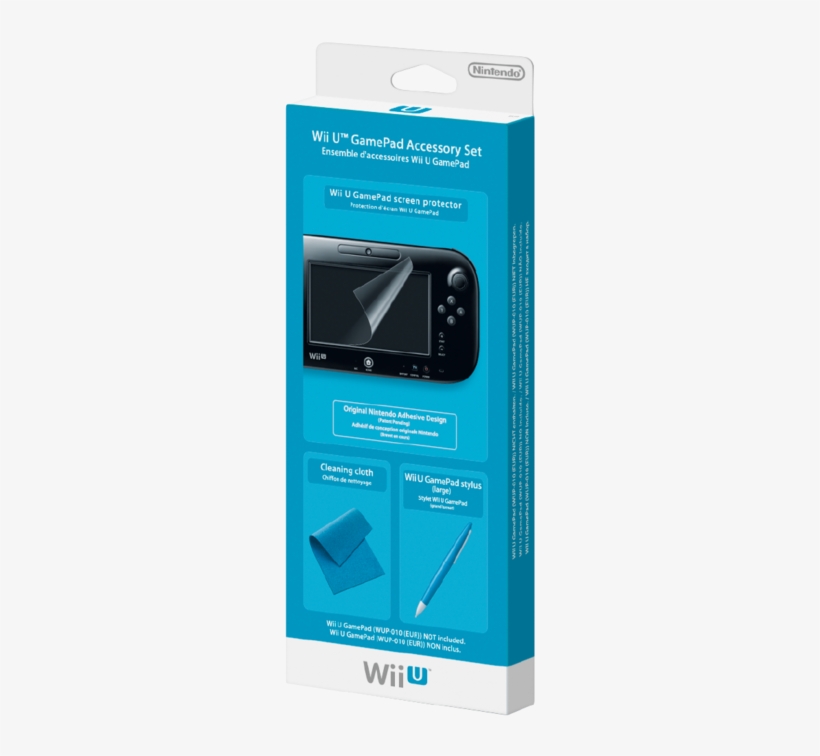 Gamepad Accessory Set Wii U - Wii U Gamepad Screen Protector, transparent png download