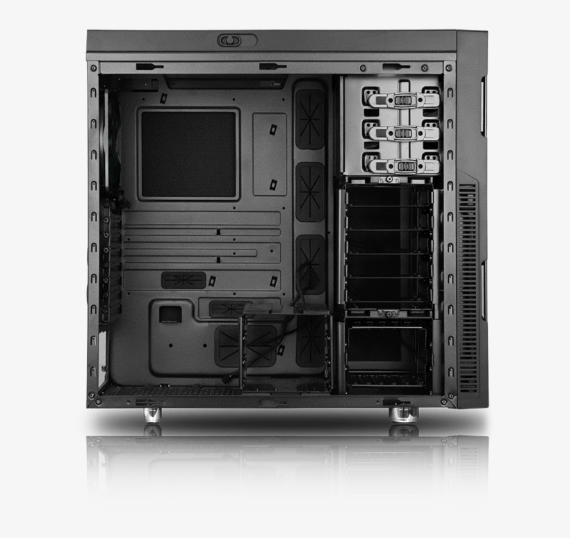 Deep Silence 1 Mid Tower Case - Computer Hardware, transparent png download