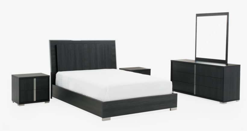 Image For Black Bedroom Set - Bed Frame, transparent png download
