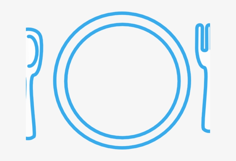 Dinner Setting Cliparts - จาน ช้อน ส้อม การ์ตูน, transparent png download