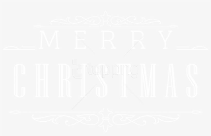 Free Png Merry Christmas Text Transparent Png - Calligraphy, transparent png download