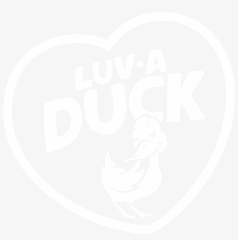 Lua A Duck Logo White - Emblem, transparent png download