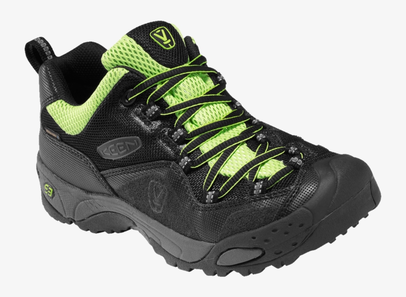 Keen Women's Delaveaga Black/sap Green - Hiking Shoe, transparent png download