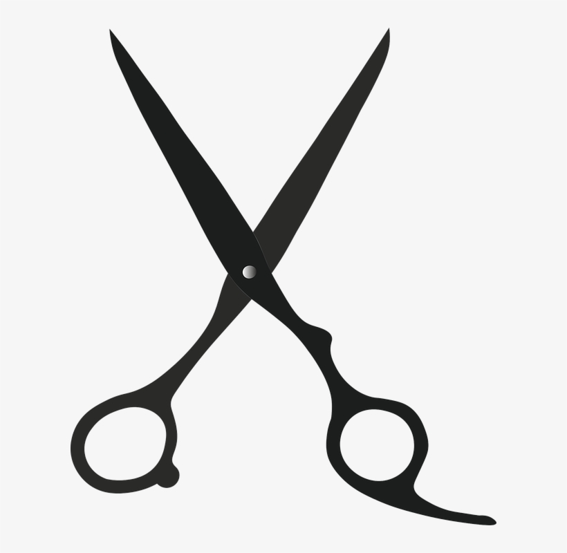Scissor Clipart Small Scissors - Vector Of Gold Scissor Transparent PNG