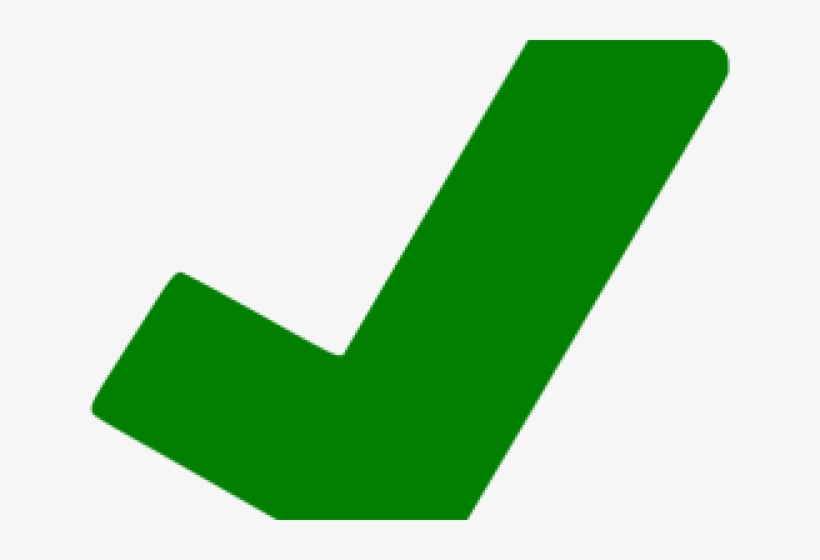 Green Tick Clipart Dark Green, transparent png download