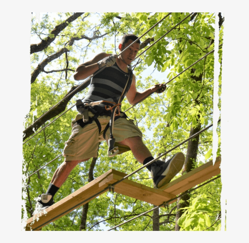 Tree Top Adventure Ropes Course In Sevierville, Tn - Extreme Sport, transparent png download