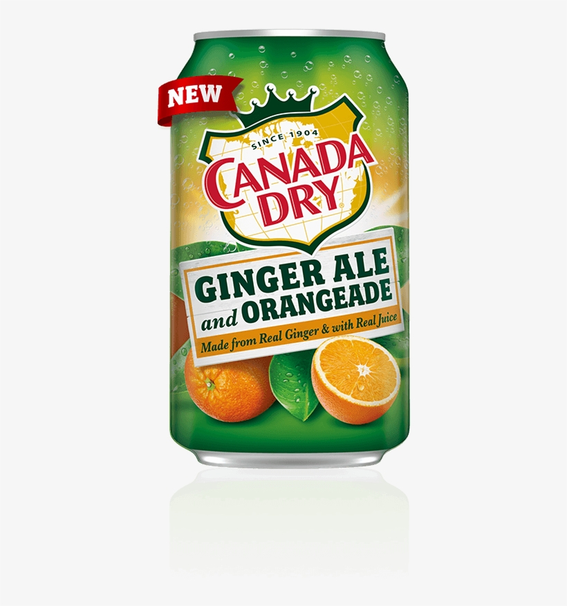 Canada Dry Ginger Ale And Orangeade - Canada Dry, transparent png download