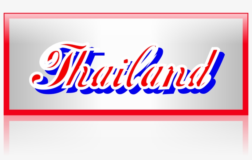 Thailand Flag Photo - Calligraphy, transparent png download