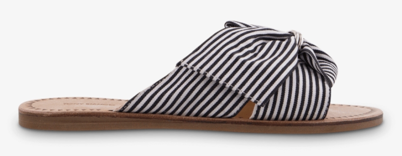 Happy Black/white Stripe Flats, transparent png download