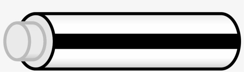 640 × 192 Pixels - White Wire With Red Stripe, transparent png download