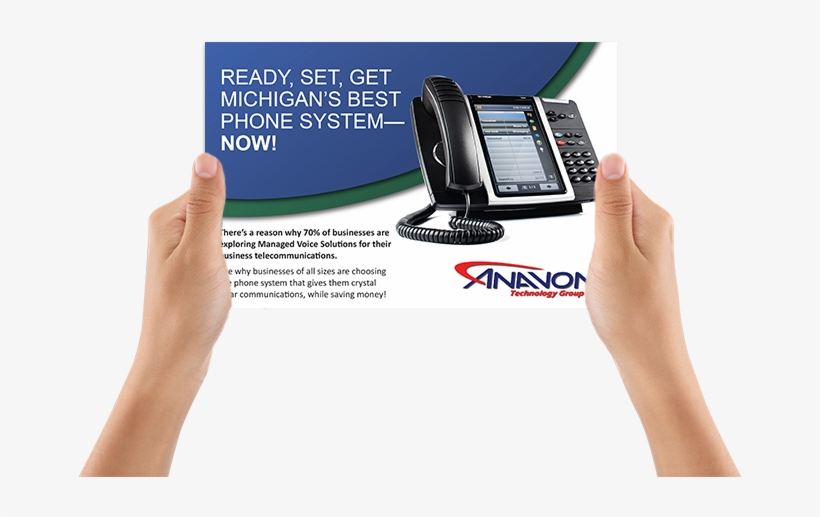 The Best Phone System For Business Is Anavon's Hosted - Business Phone Systems Flyer, transparent png download