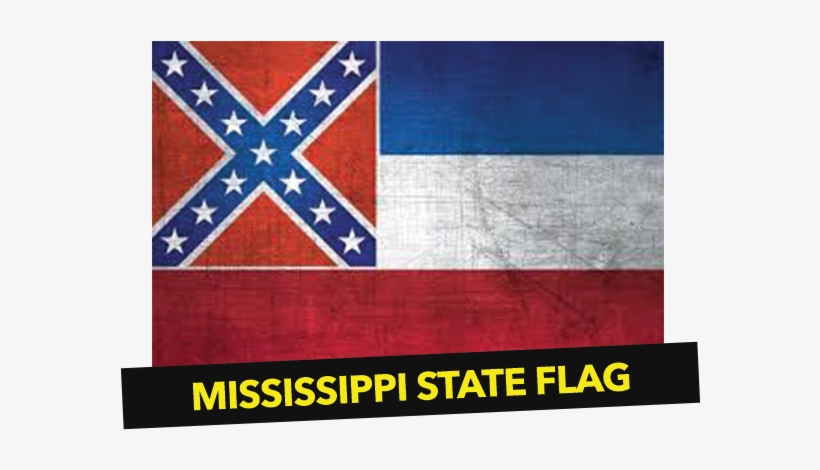 Mississippi State Flag - Mississippi State Flag Printable, transparent png download