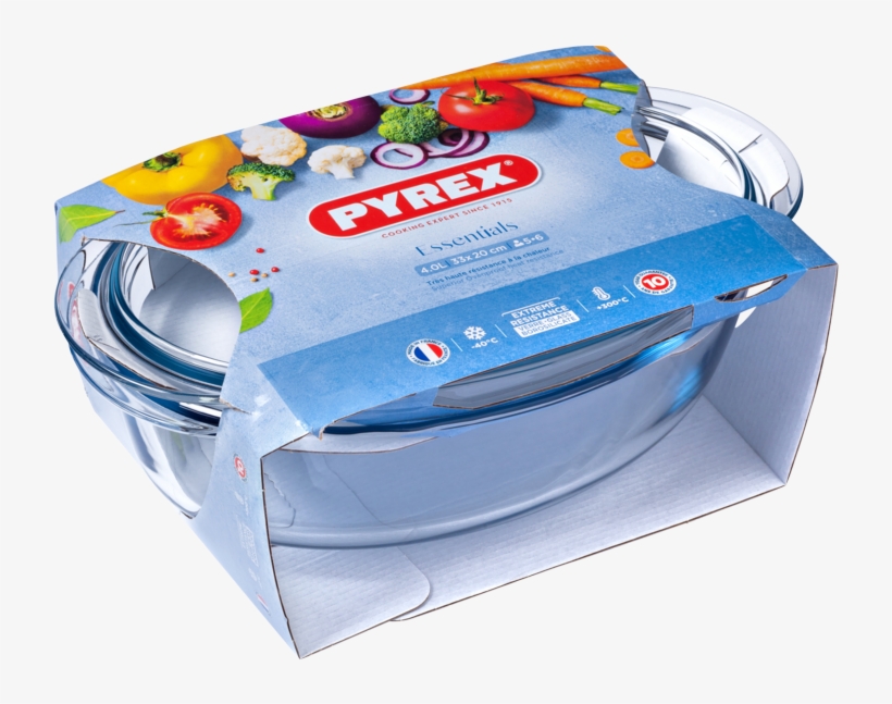 Pyrex Essentials Oval Casserole - Box, transparent png download