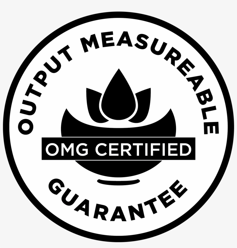 Omg Stamp Bw - Circle, transparent png download