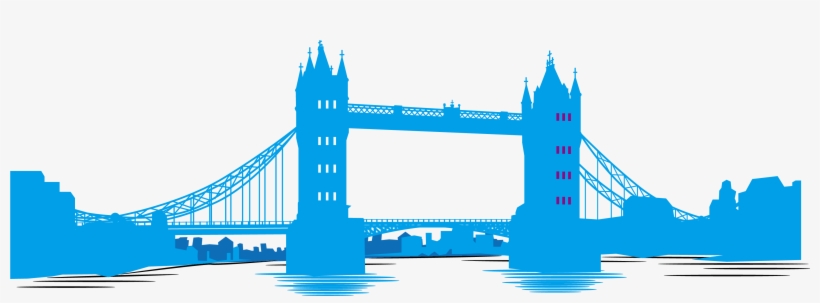 Tower Bridge Clipart Blue Bridge - Tower Bridge, transparent png download
