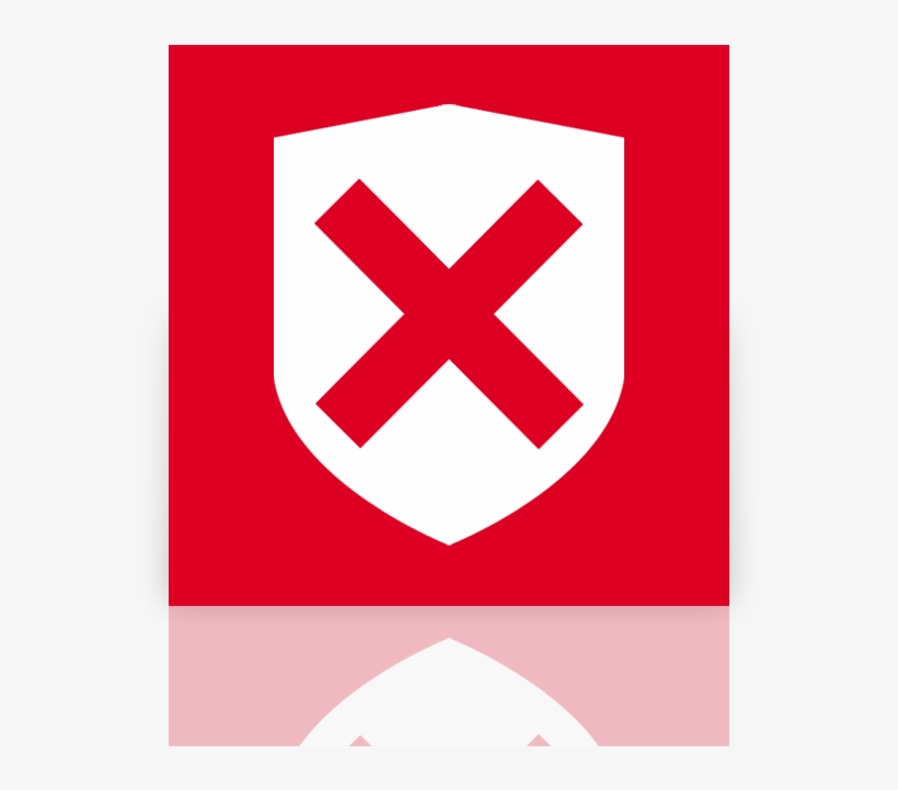 Security, Mirror, Denied Icon - Emblem, transparent png download