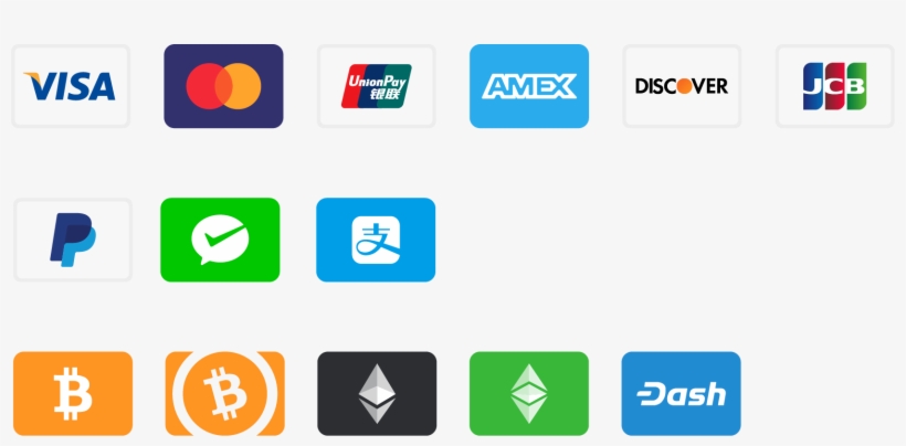 Whaleblue Accepts Various Payment Methods - Visa, transparent png download