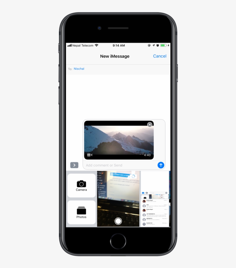 Send Message Iphone Imessage, transparent png download