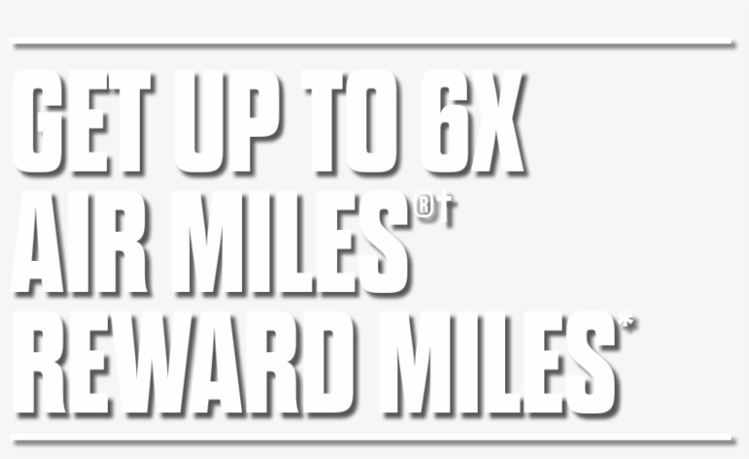 Get Up To 6x The Air Miles® Reward Miles This Spring - Darkness, transparent png download