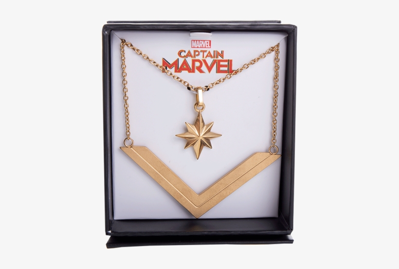 Marvel - Captain Marvel - Tiered Necklace - Emblem, transparent png download