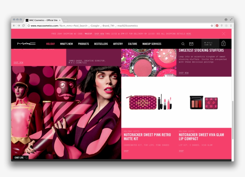 Mac Cosmetics Holiday - Mac 胡桃 鉗, transparent png download