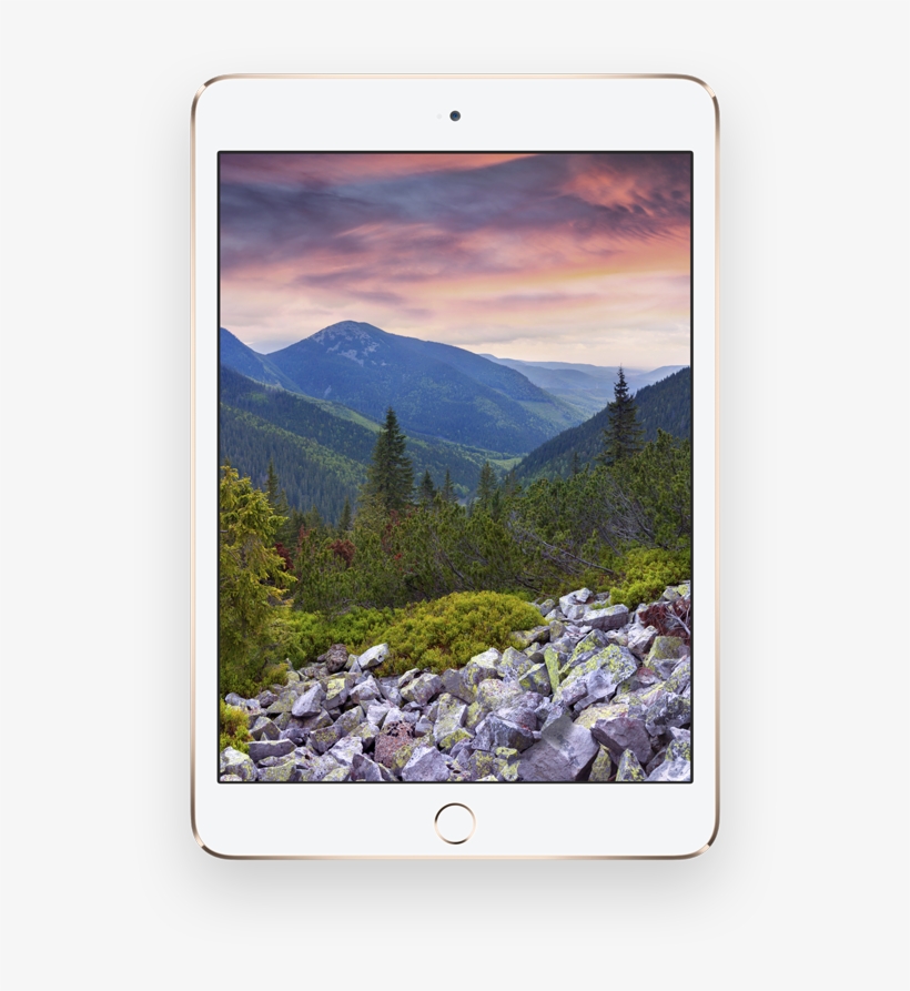 To Make The Retina Display In Ipad Mini Incredibly - Ipad Mini 3 Gold In Box, transparent png download