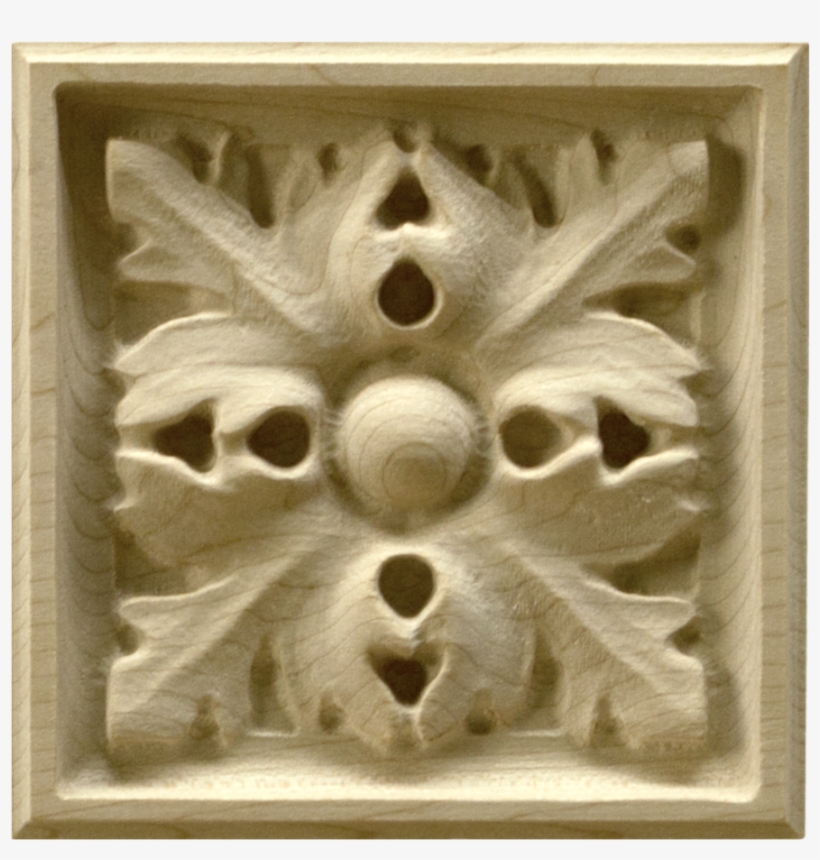 Four Leaf Corner Block - Relief, transparent png download