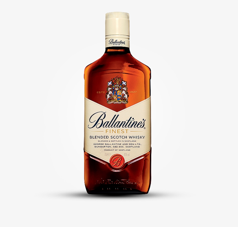 Butelka Whisky Ballantine's Finest - Ballantines Scotch Whisky 700ml, transparent png download