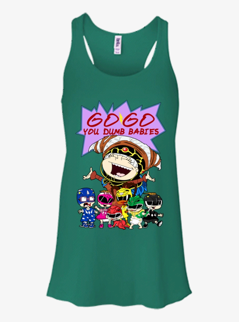 Go Go Dumb Babies Bella Flowy Racerback Tank - T-shirt, transparent png download