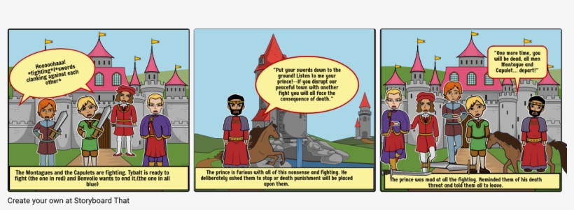 Montague And Capulet Fight Scene Act 1, transparent png download