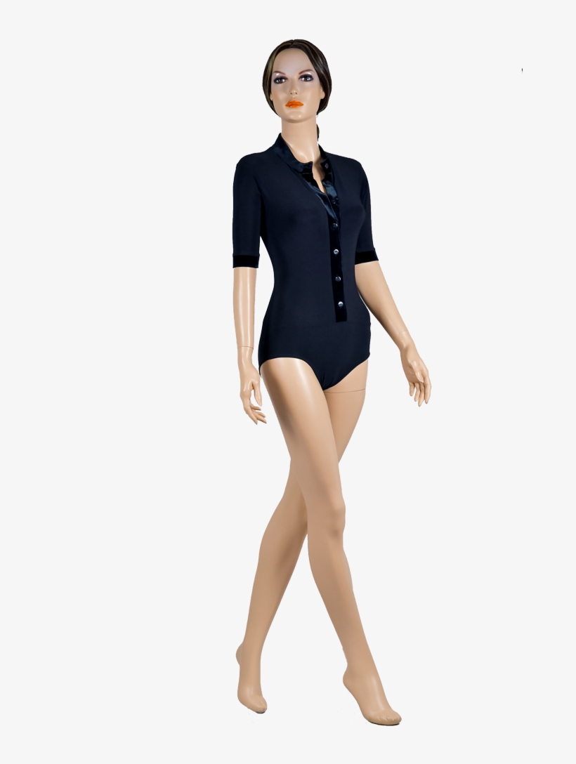 Shirt Silhouette Velour Finish Bodysuit-size Xs In - Photo Shoot, transparent png download