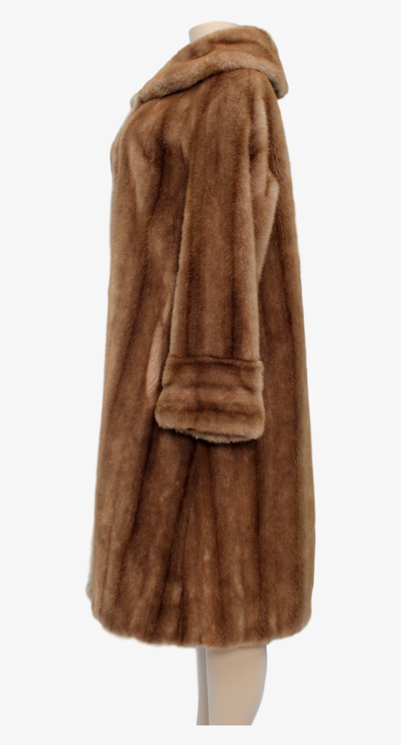 Mincara By Russel Taylor Vintage Faux Fur Coat - Fur Clothing, transparent png download