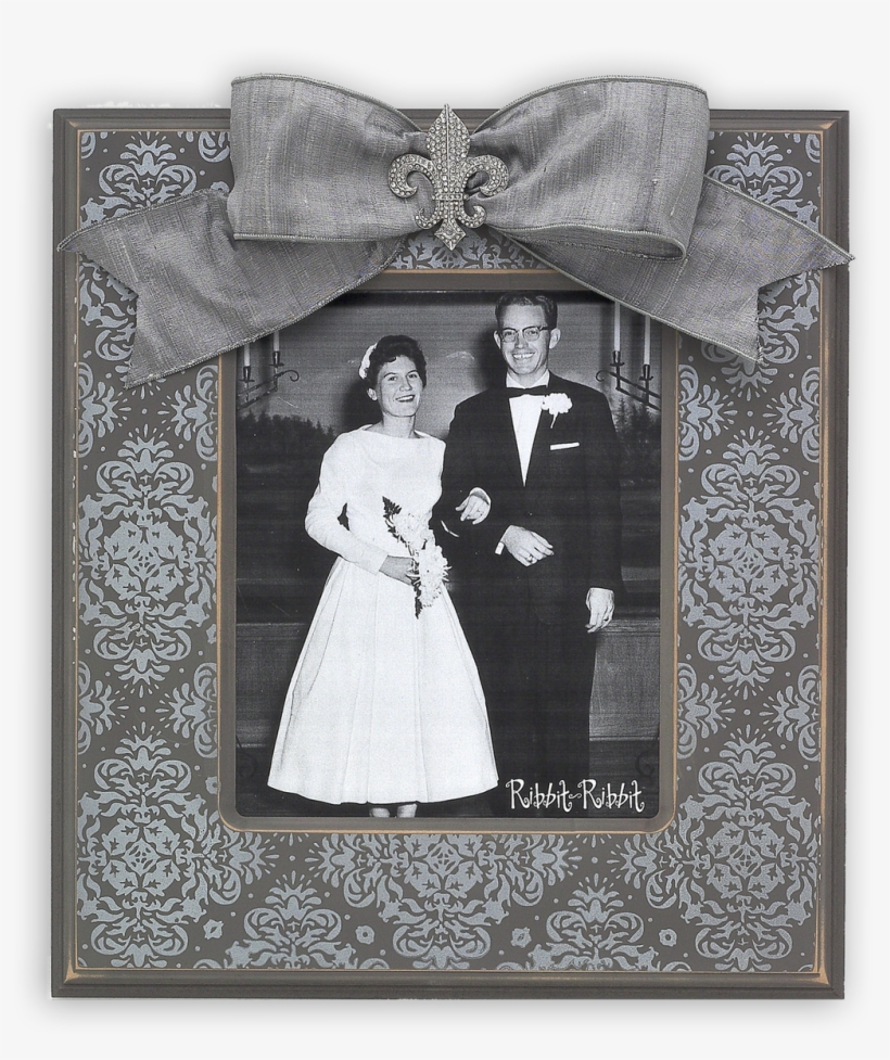 Silver Brocade Flannel 8×10 - Picture Frame, transparent png download