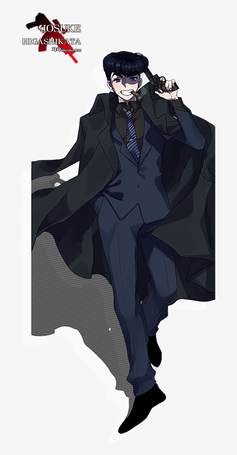 4부 히가시카타 죠스케 - Anime, transparent png download