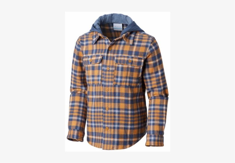 Youth Boulder Ridge™ Flannel Hoodie - Plaid, transparent png download