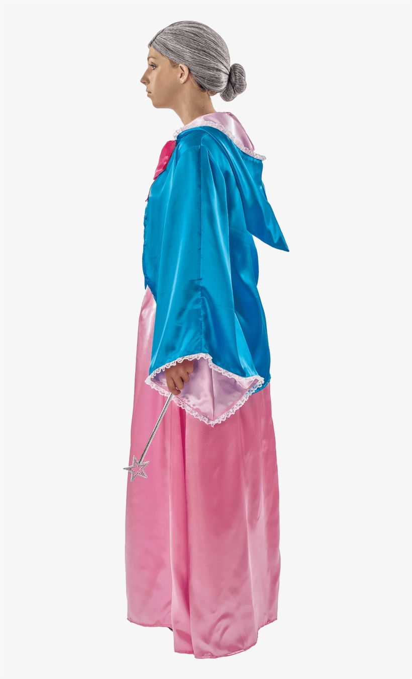 Adult Magical Fairy Godmother Fancy Dress Costume - Velvet, transparent png download