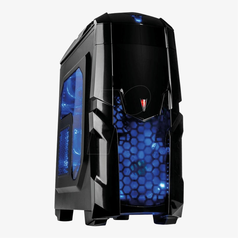 Midi Tower Inter Tech Q2 Illuminator Blue Inter Tech - Inter Tech Q2 Illuminator Blue, transparent png download