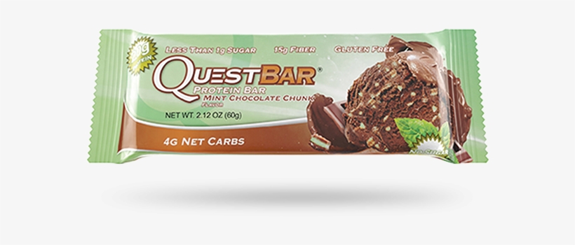 Quest Bar Chocolate Chip Mint - Chocolate, transparent png download