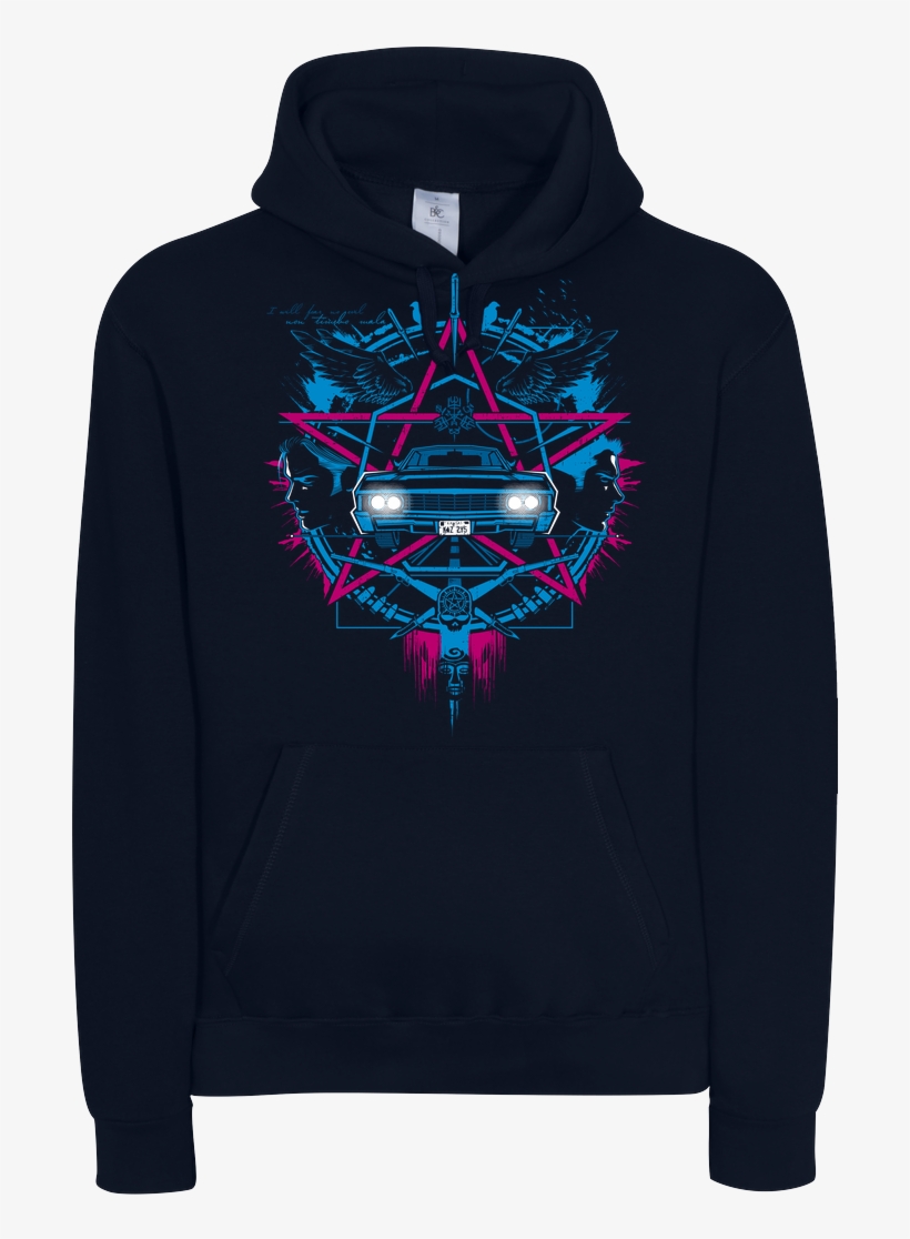 Studiom6 I Will Fear No Evil Sweatshirt B&c Hooded, transparent png download