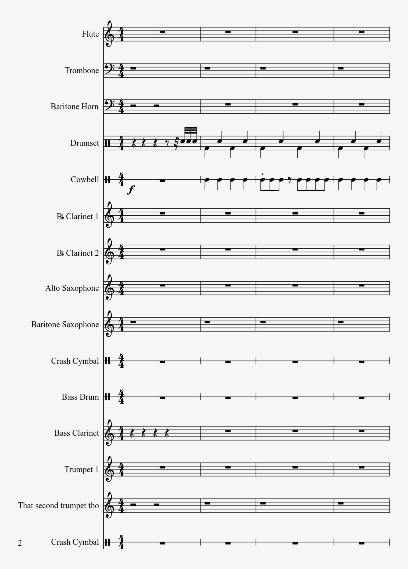 We're Not Gonna Take It Sheet Music Composed By This, transparent png download